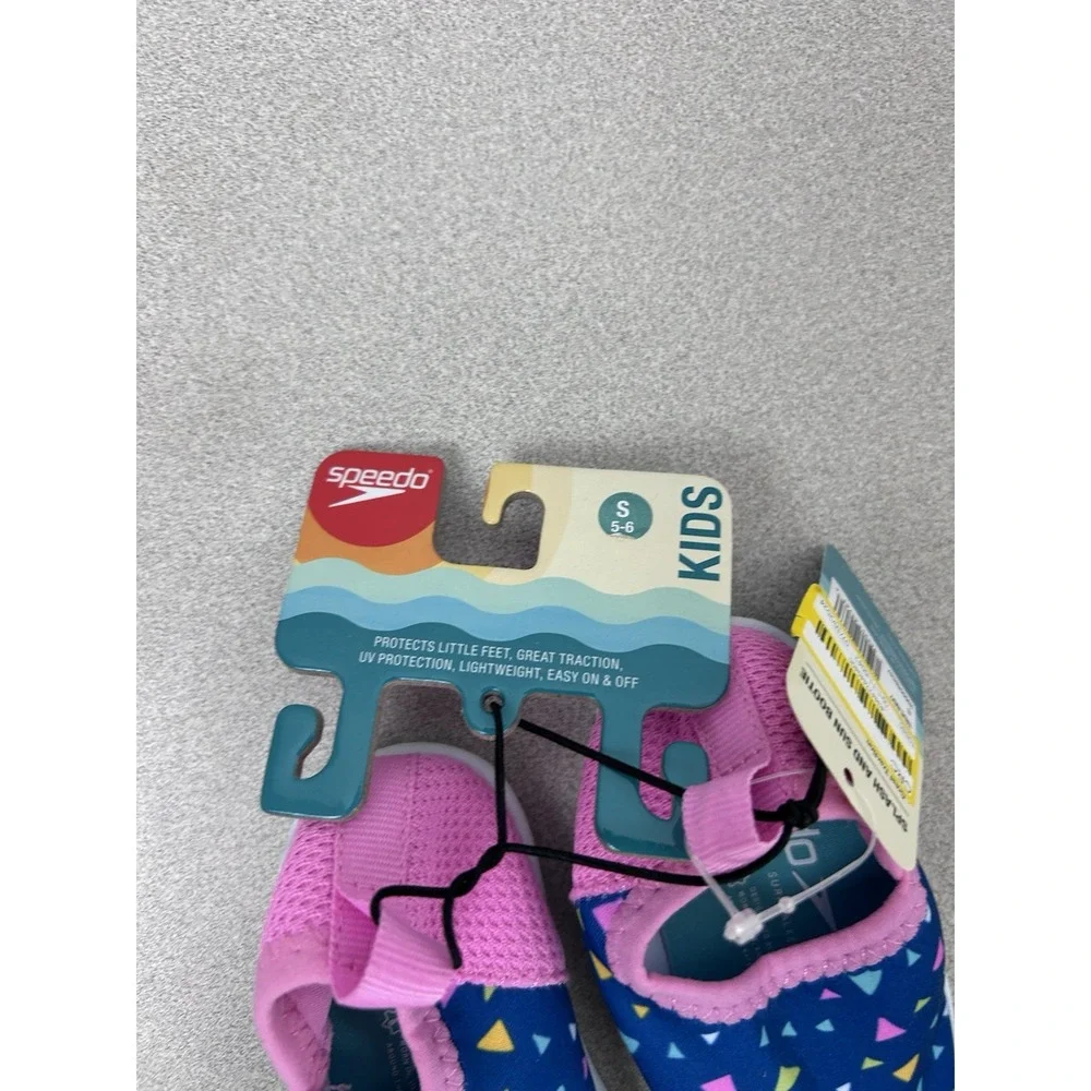Speedo Splash And Sun Bootie Kids Size‎ Small S (5-6) Colorful Water Shoes